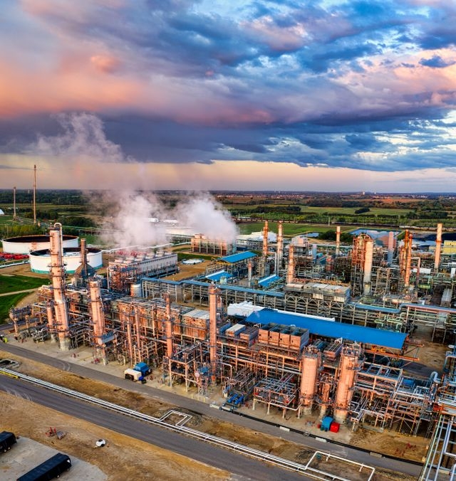 Oil refinery