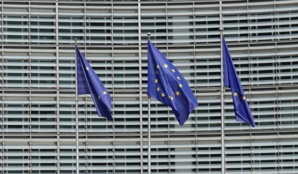 EU flags